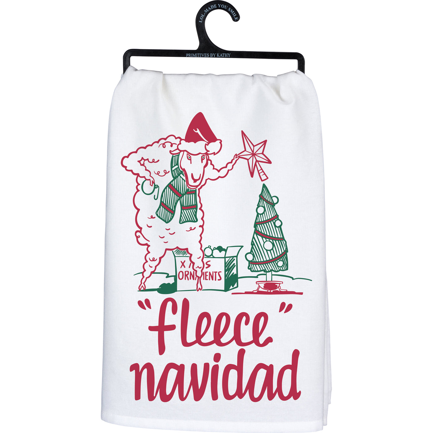 Surprise Me Sale 🤭 Fleece Navidad Sheep Christmas Kitchen Towel