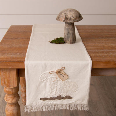Raggedy Mushroom With Fabric Tag 71" Table Runner