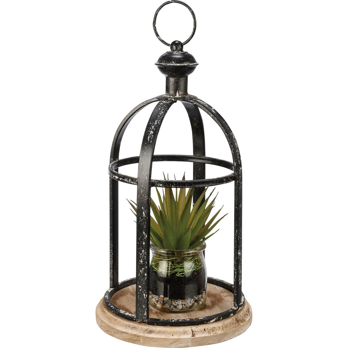 Bird Cage Style Open Decorative Lantern