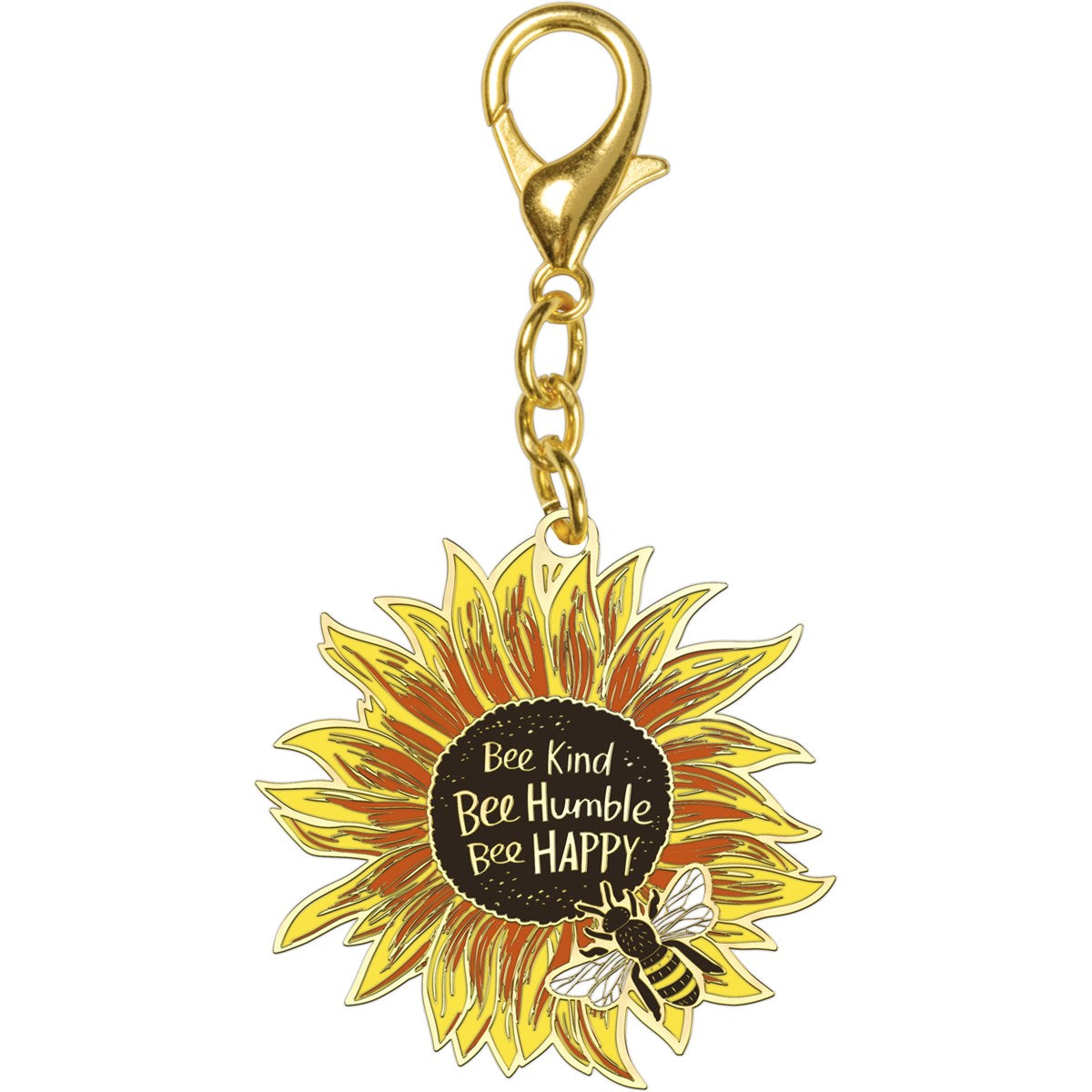 Bee Kind Bee Humble Bee Happy Keychain Blueberry Lane Shop