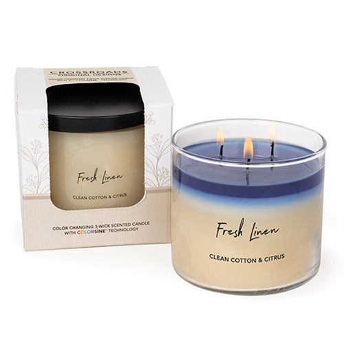 Fresh Linen Scented Candle Cotton Scented Candle Clean Linen