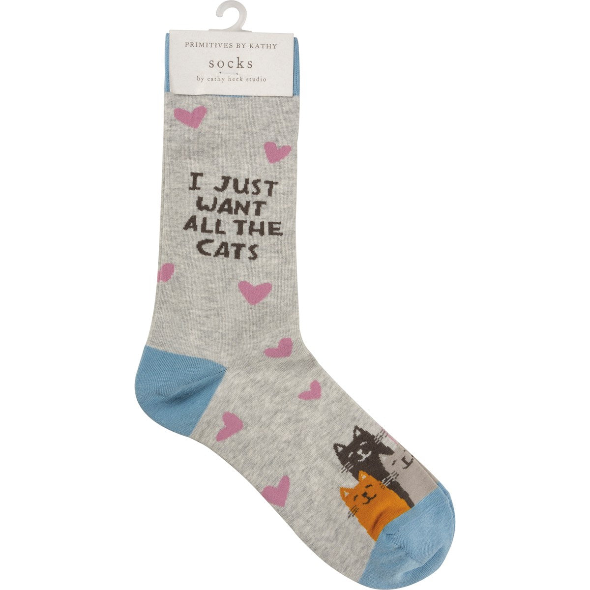 I Just Want All The Cats Unisex Fun Socks