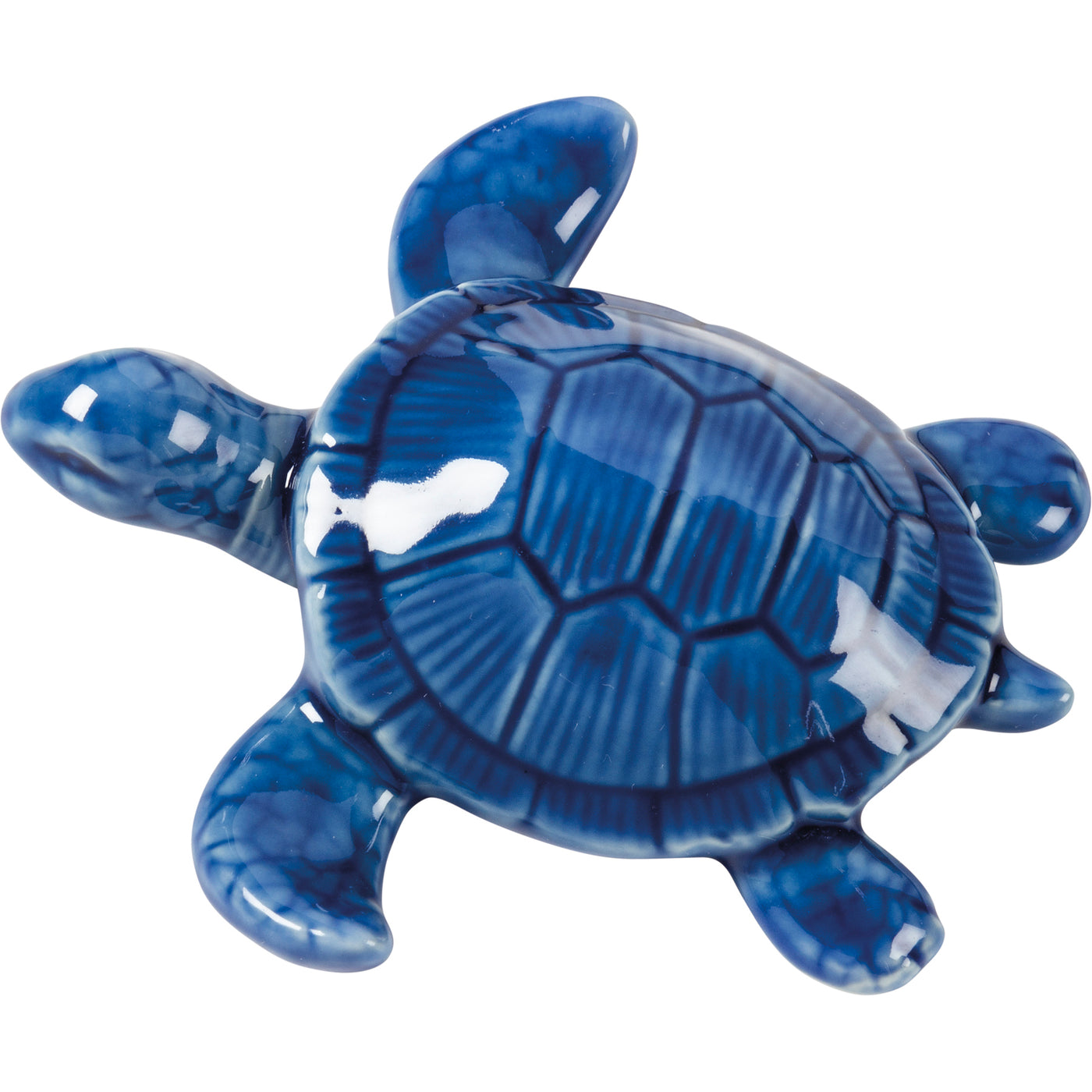 Small Blue Sea Turtle Figurine