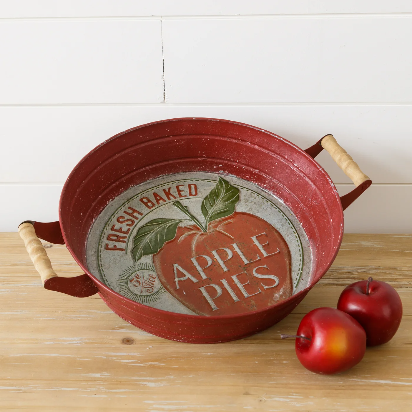 Fresh Baked Apple Pies Embossed Tray