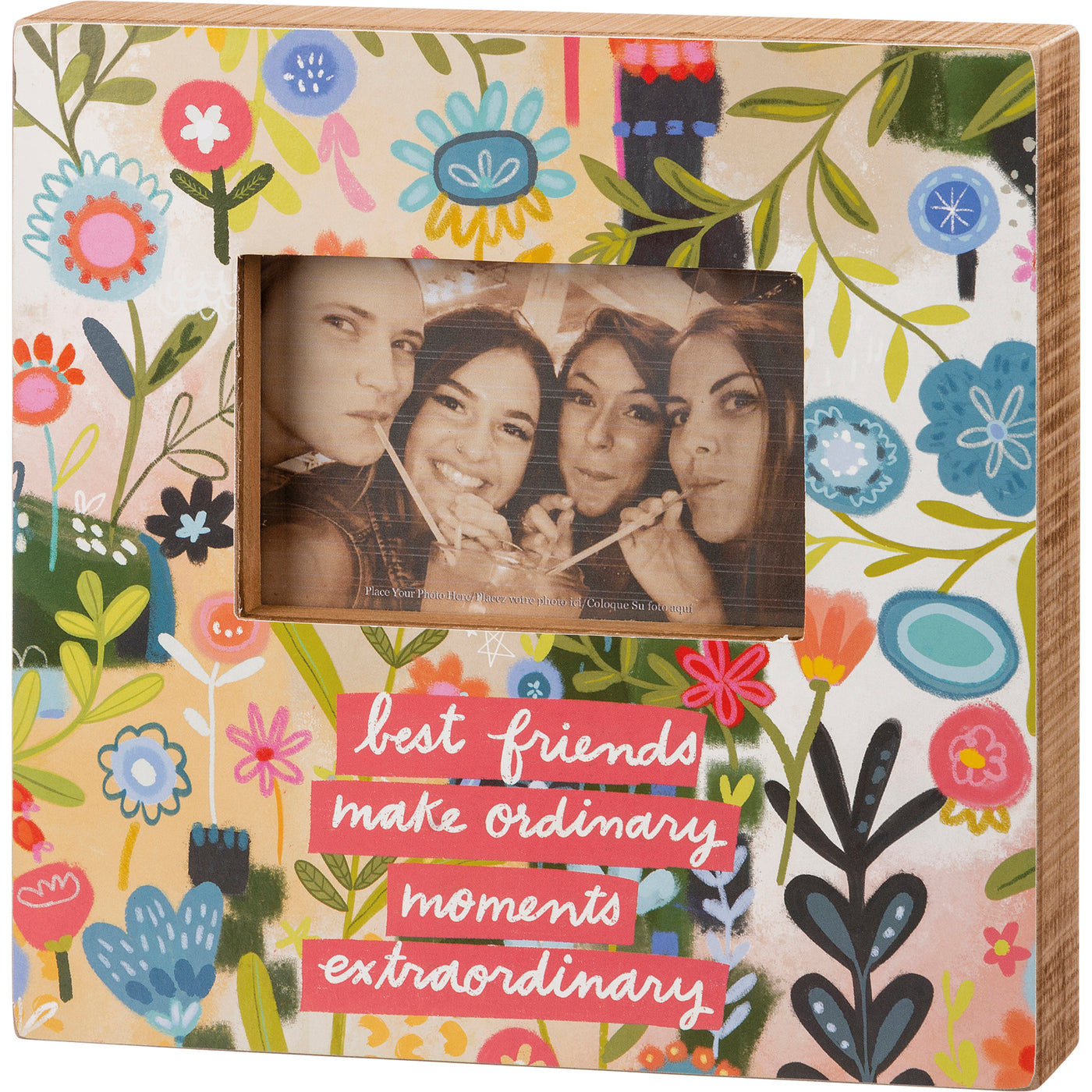 💙 Best Friends Make Ordinary Moments Extraordinary Box Photo Frame