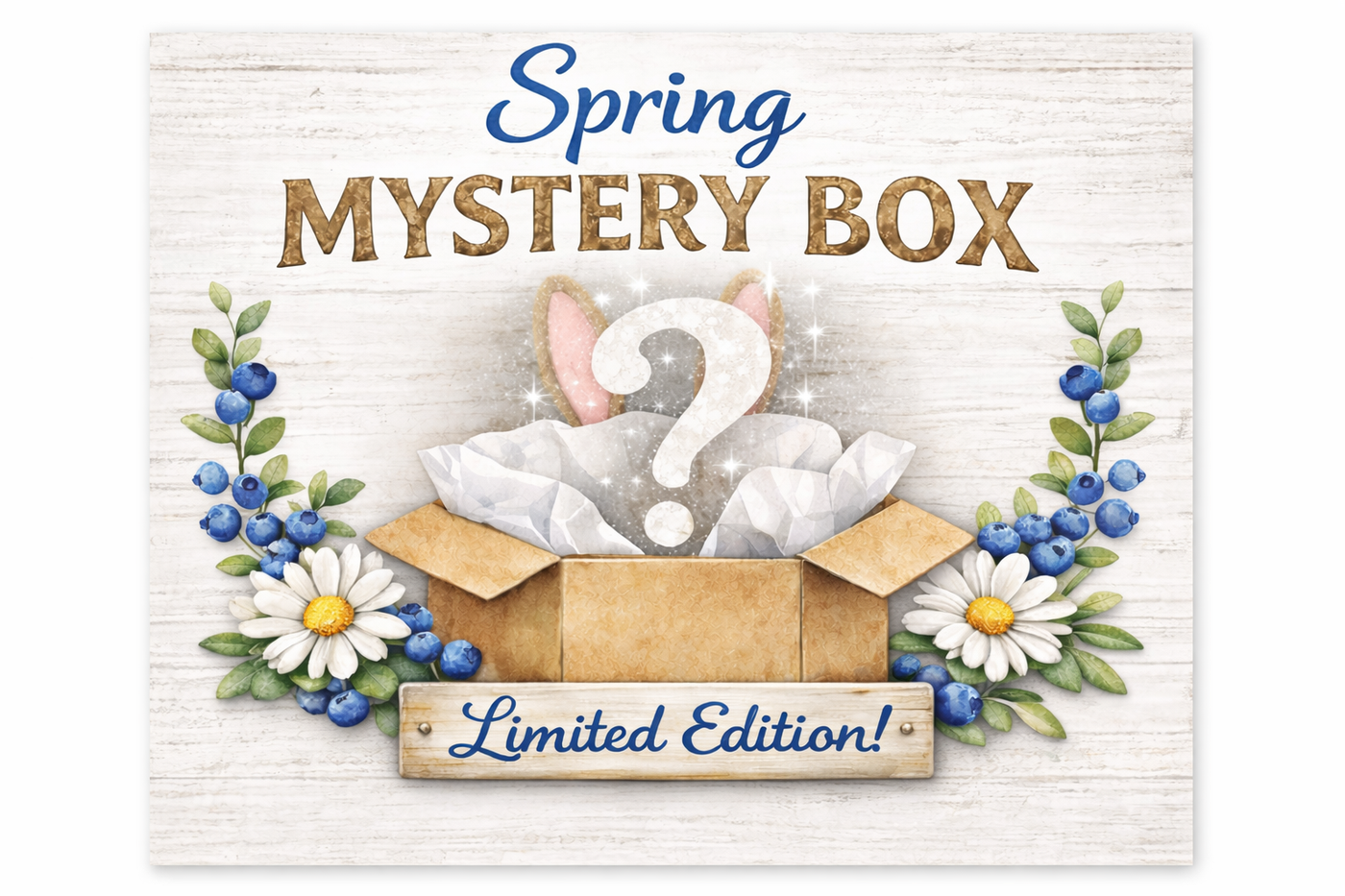 Spring Mystery Box – Blueberry Lane Shop