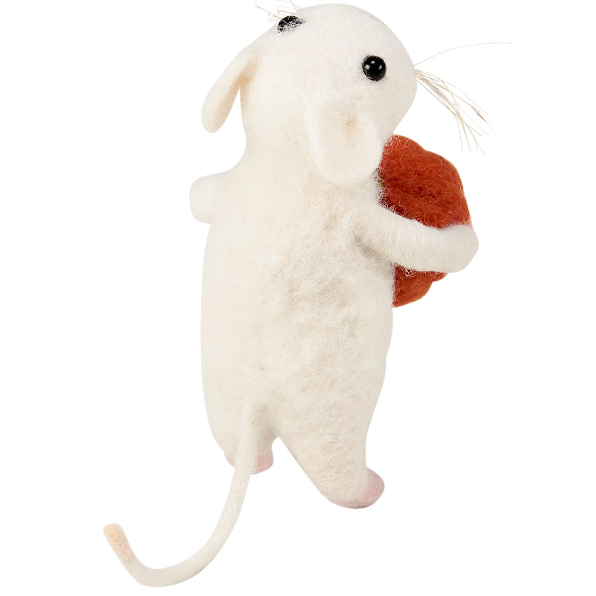 Mouse with Pumpkin Felt Critter