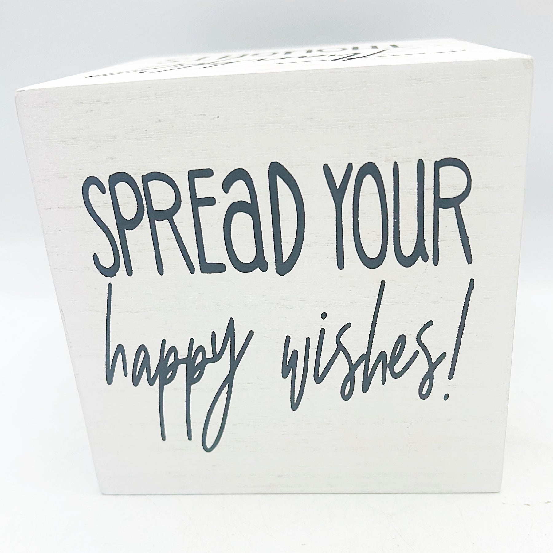 Message Cube 💙 Rustic White Simply Blessed Messages Cube 5