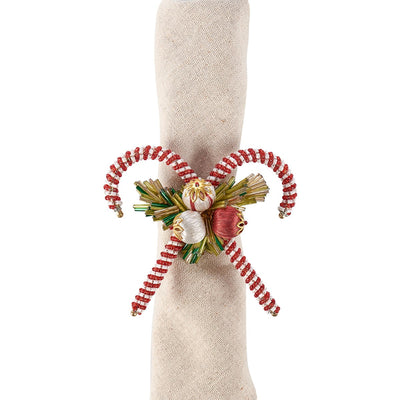 Candy Canes Decorative Napkin Ring
