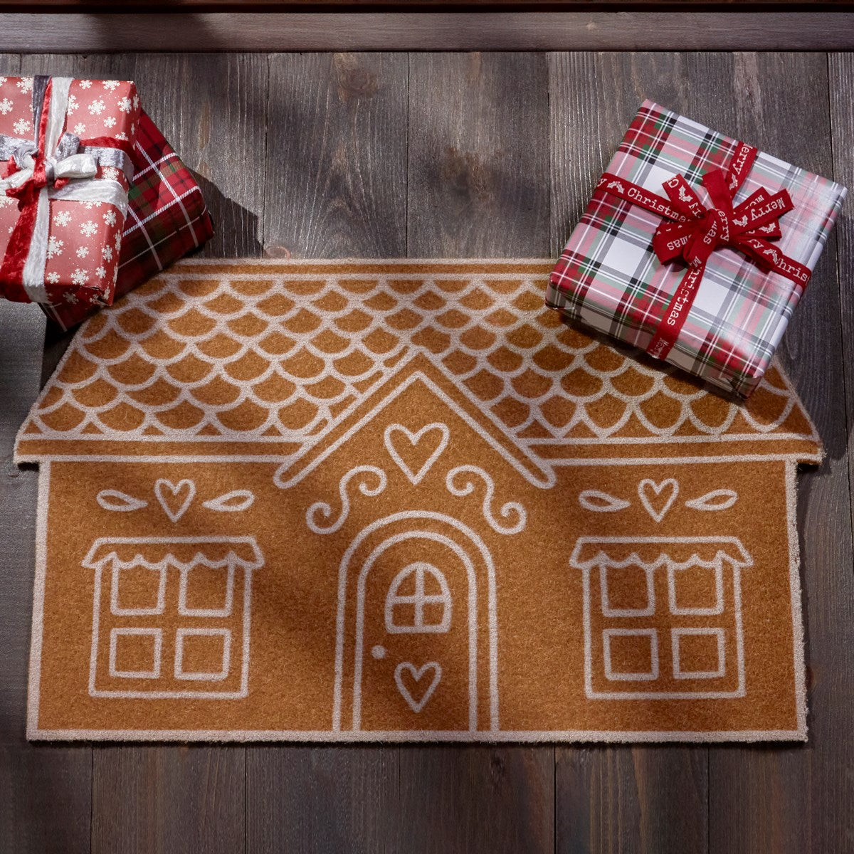 Gingerbread House Non-Skid Rug – Blueberry Lane Shop