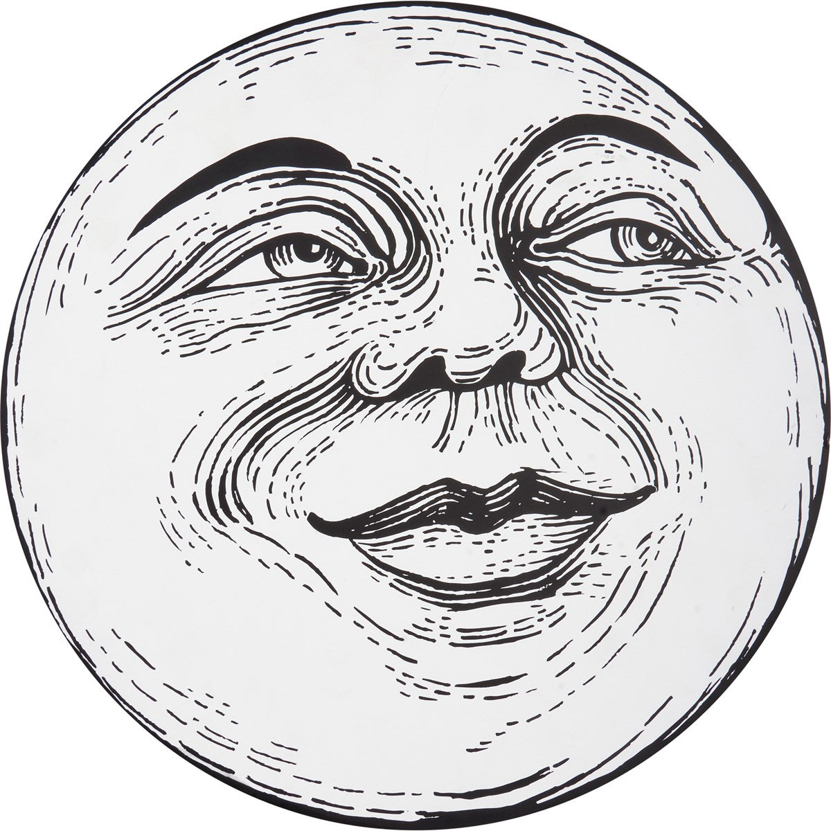 Man In The Moon 18" Wooden Sign