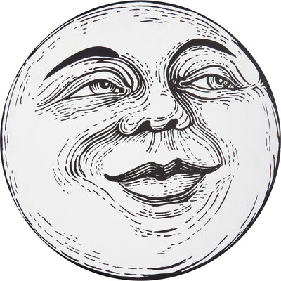 Man In The Moon 18" Wooden Sign