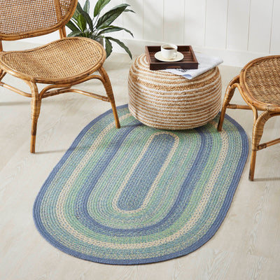 Jolie Jute Rug Oval with Pad 36" x 60"