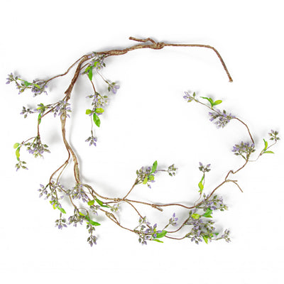 🔥 Purple Seeded Berry Vine 62" Faux Floral Garland