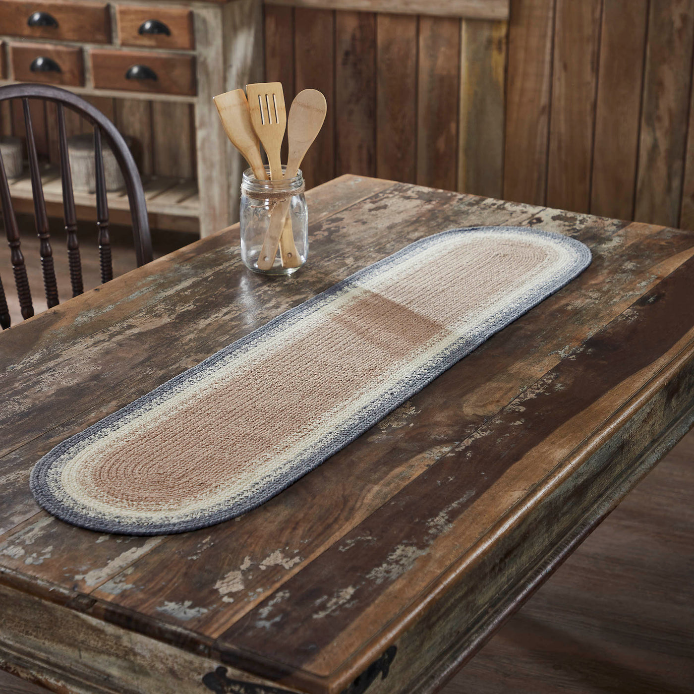 Finders Keepers 48" Oval Table Runner