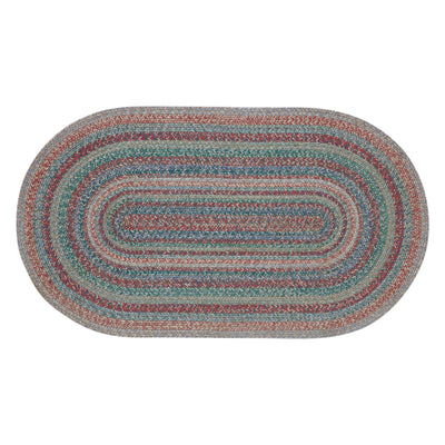 Multi Jute Rug Oval w/ Pad 48"