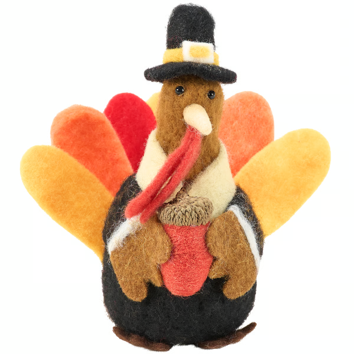 Turkey with Acorn Felt Figure