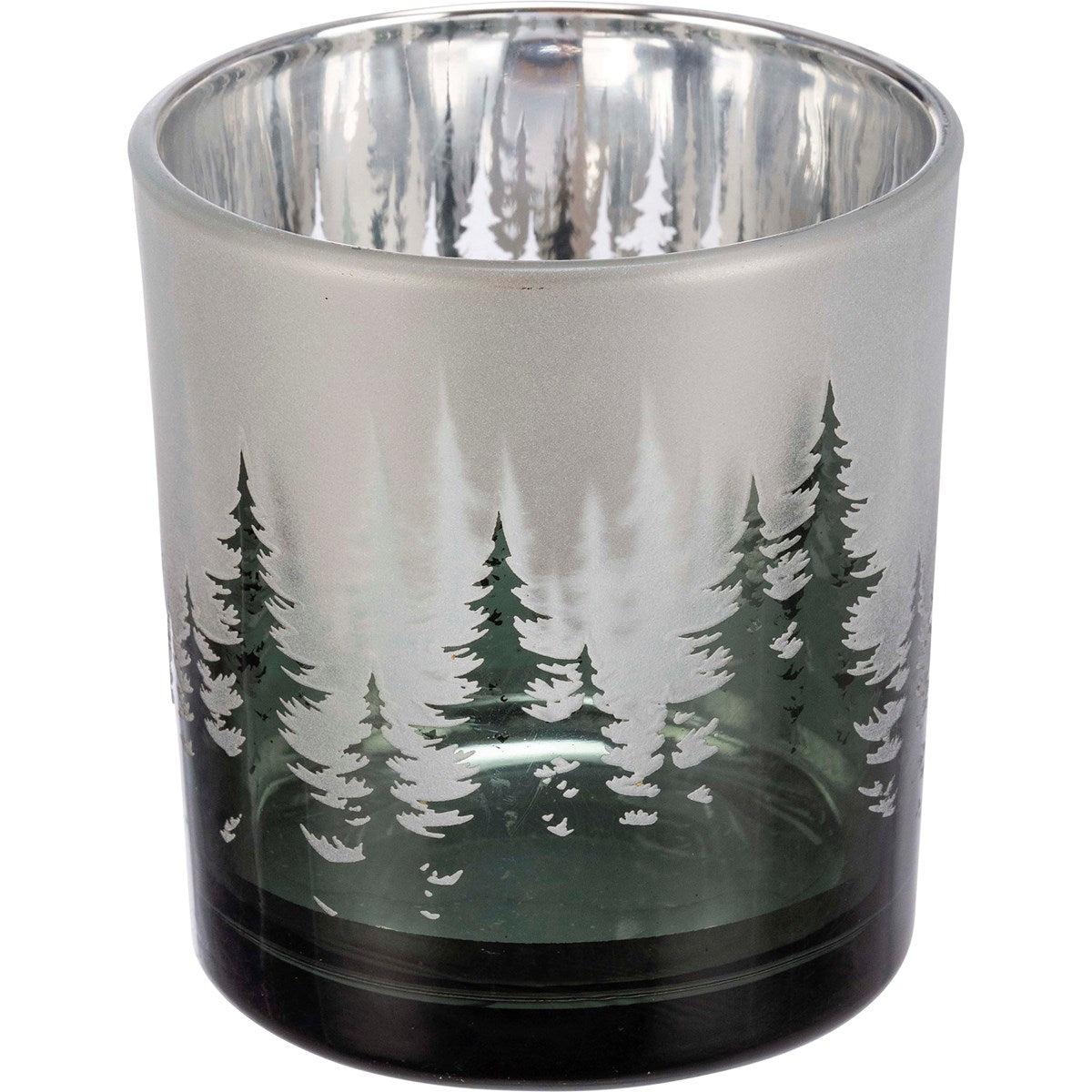 Set of 3 Winter Trees Candle Holders