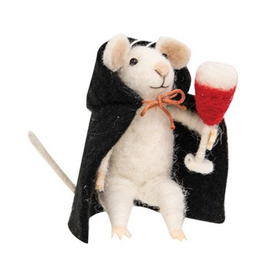 💙 Halloween Vampire Mouse Felt Ornament