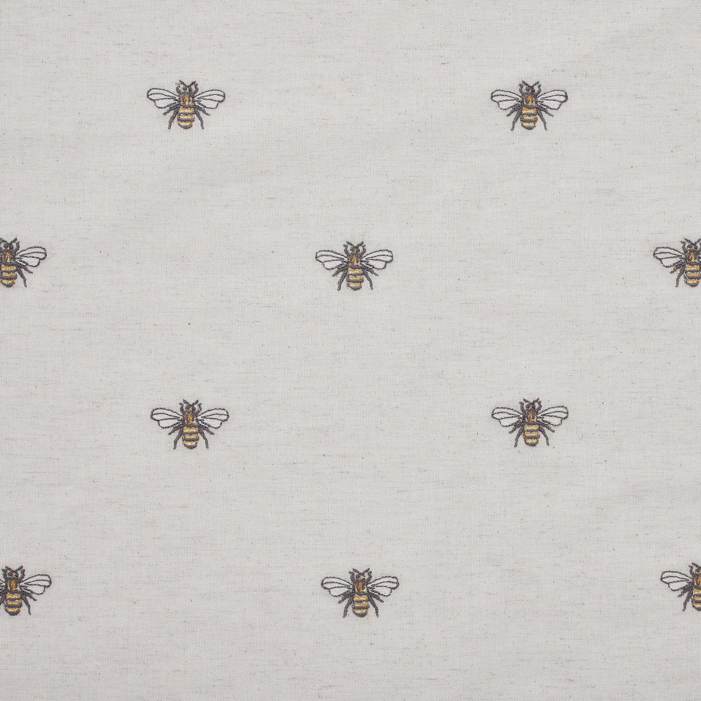 Embroidered Bee Tier Bistro Curtains Set of 2 24" x 36"