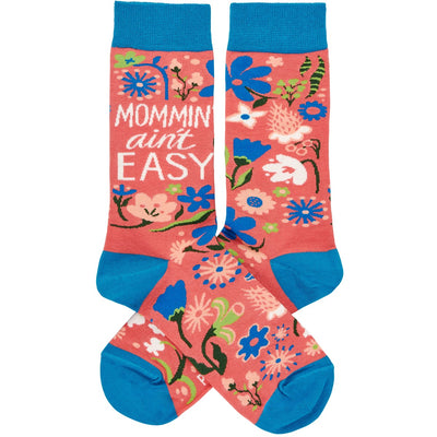 Mommin' Ain't Easy Fun Novelty Socks