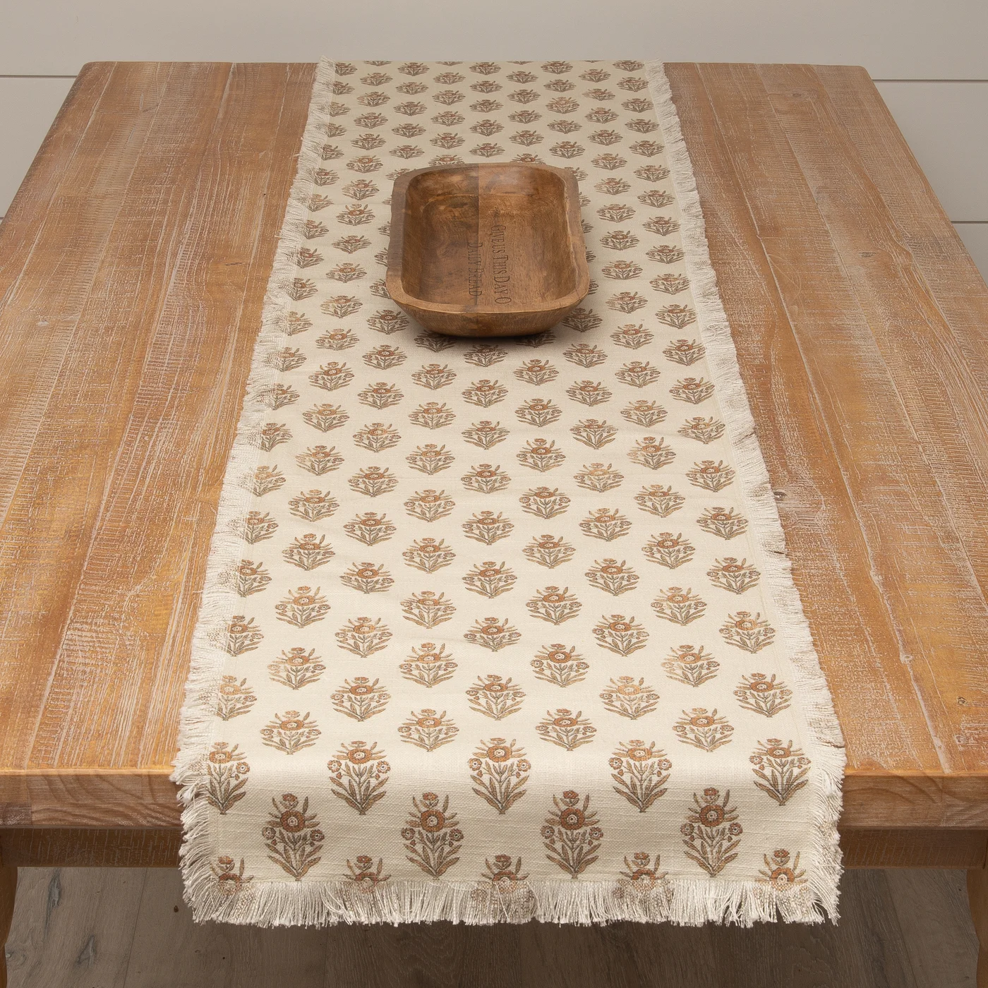 Block Print Silhouette 72" Table Runner