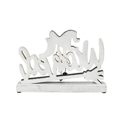 Wicked Witch Wooden Tabletop Decor Sign