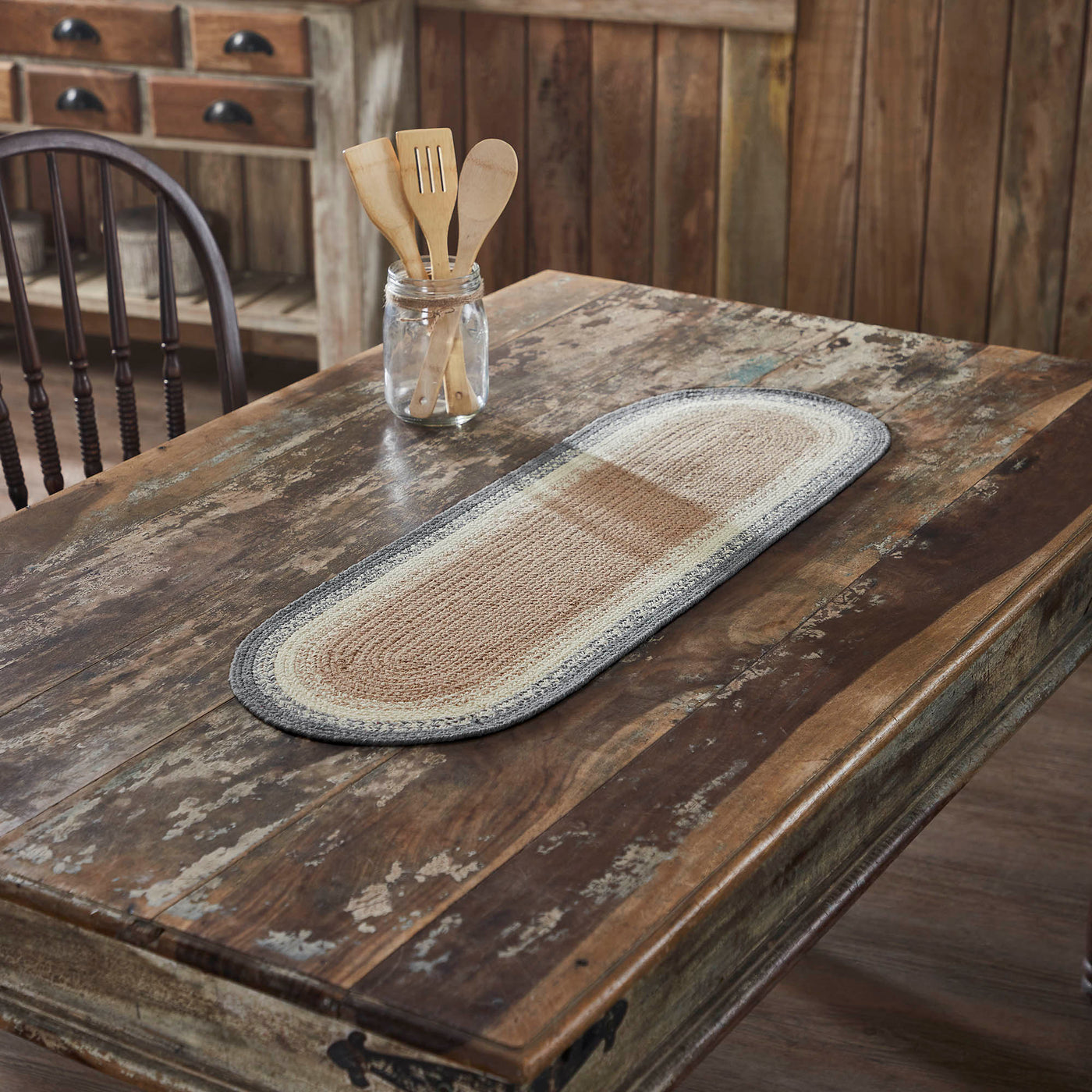 Finders Keepers 36" Oval Table Runner