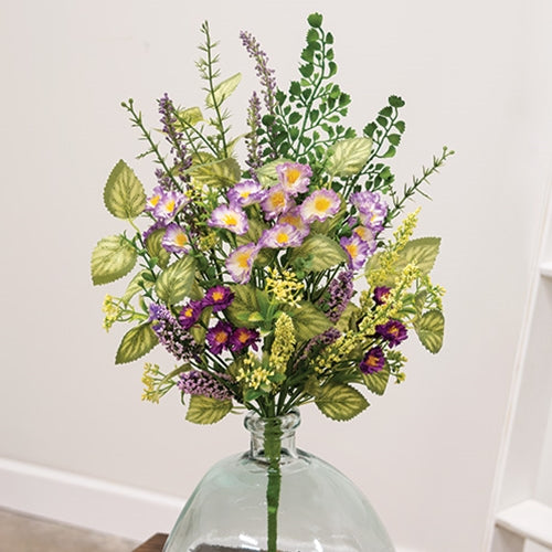 Amethyst Garden 21" Faux Floral Bouquet