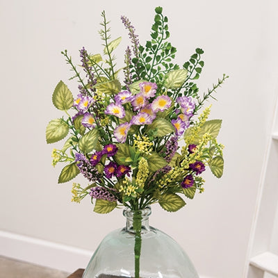 Amethyst Garden 21" Faux Floral Bouquet