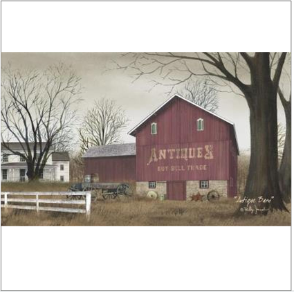 Billy Jacobs Antique Barn 6" x 10" Canvas Print