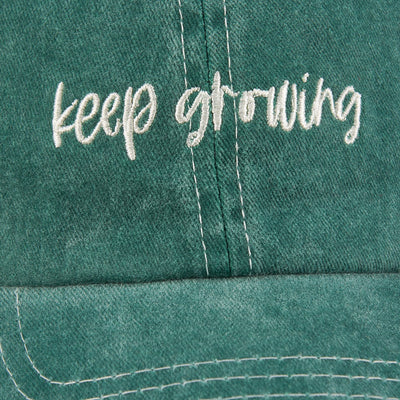 Keep Growing Embroidered Baseball Hat