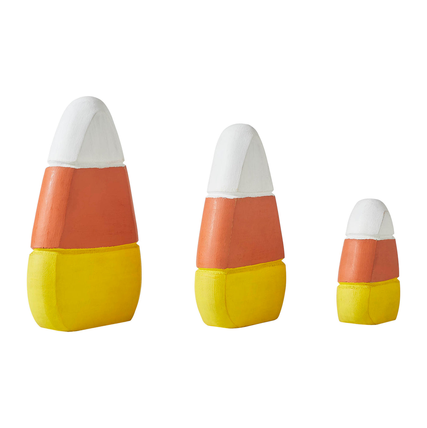 Candy Corn Wood Decor Set of 3