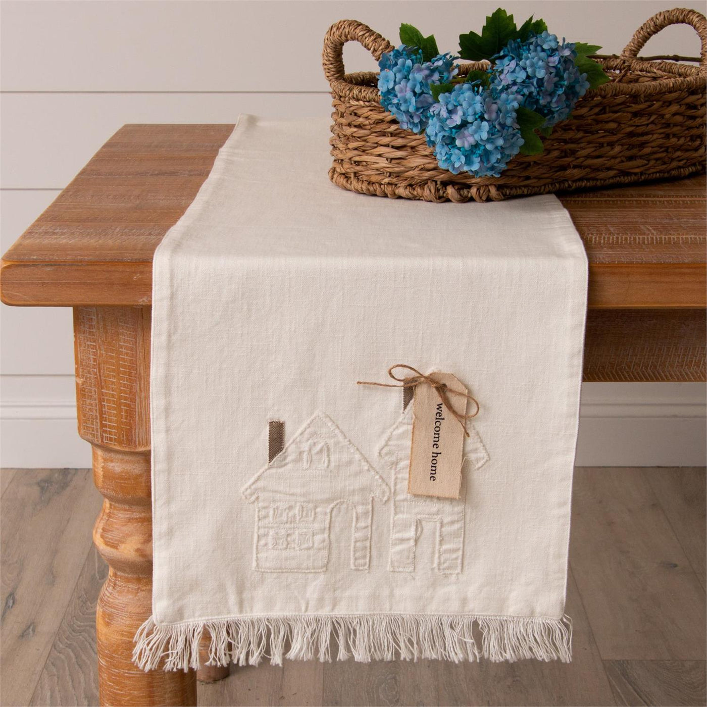 💙 Raggedy Welcome Home With Fabric Tag 71" Table Runner