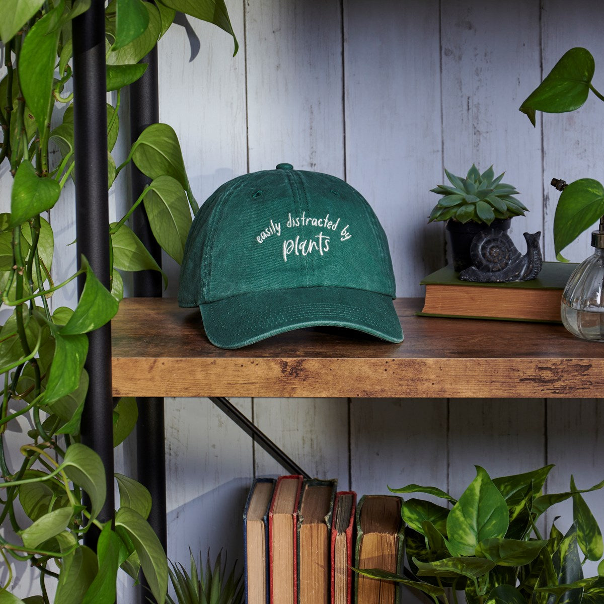 Easily Distracted By Plants Baseball Cap