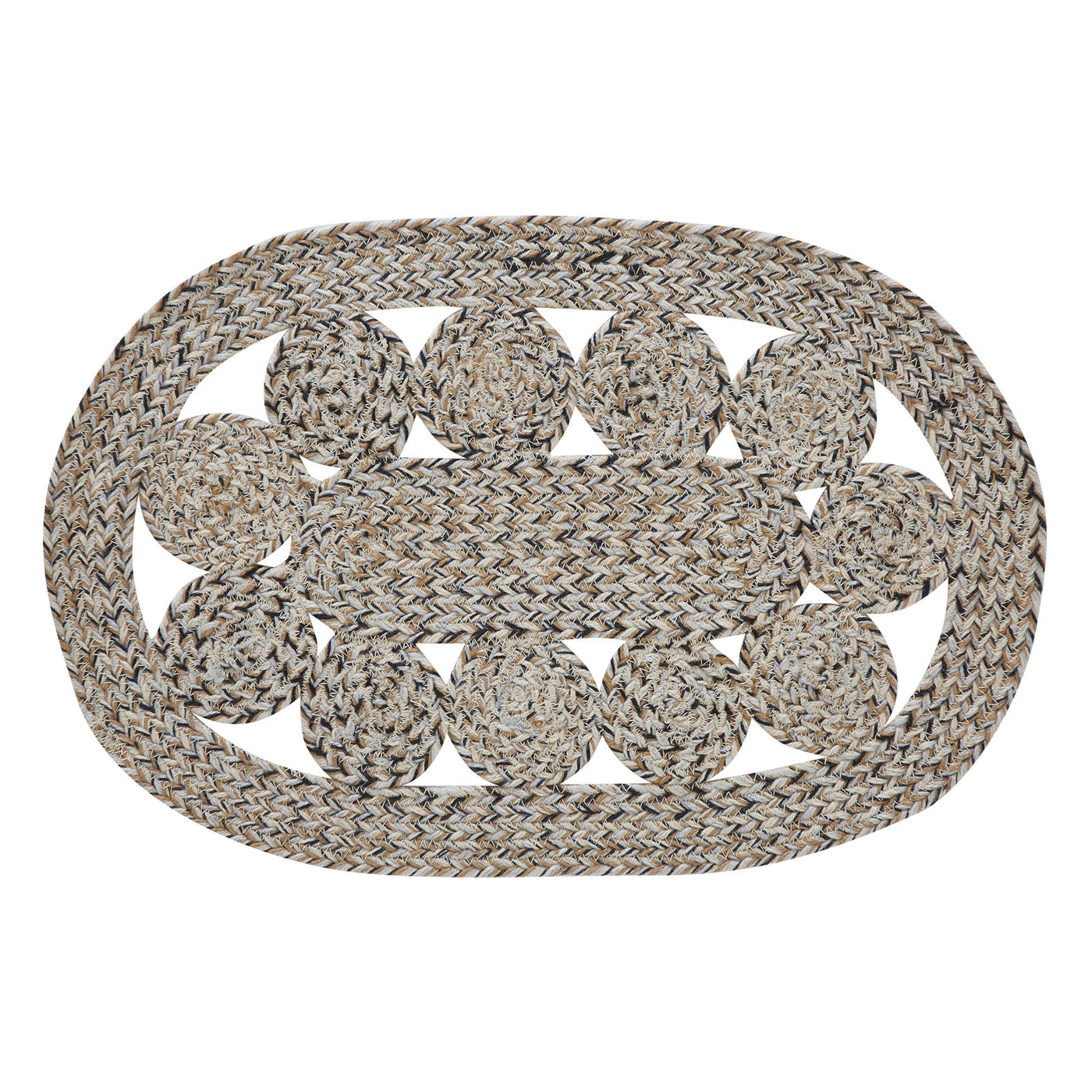 Celeste Blended Pebble Indoor/Outdoor 19" Placemat