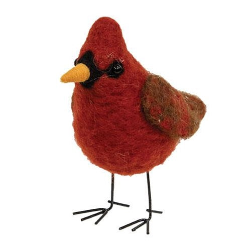 Christmas Cardinal Felt Ornament