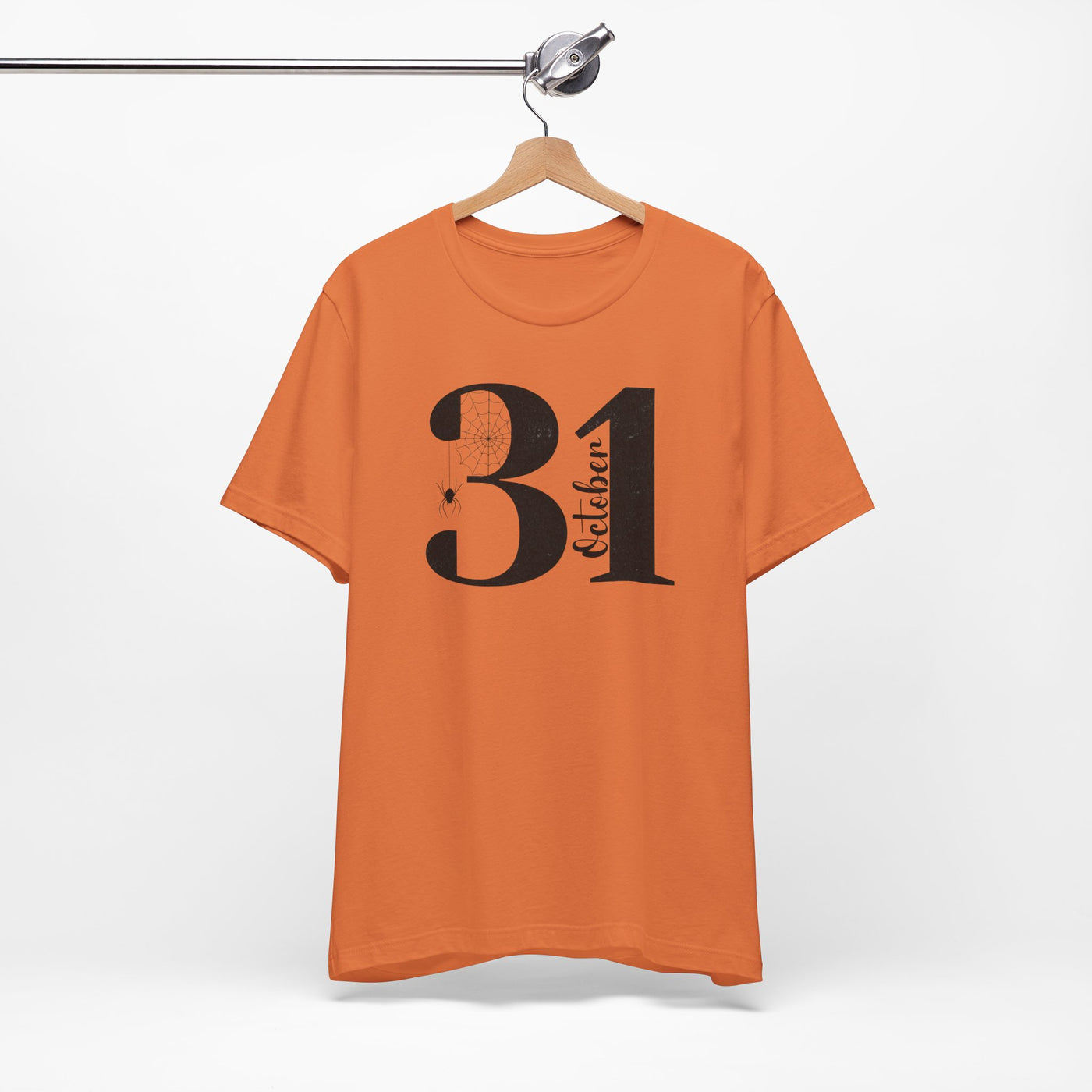 October 31st Cozy Halloween Burnt Orange T-Shirt