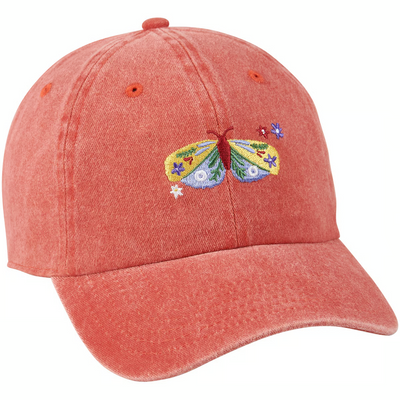 Butterfly Embroidered Baseball Cap