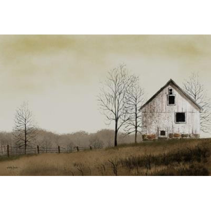 💙 Billy Jacobs Lonely Barn 12" x 18" Canvas Print