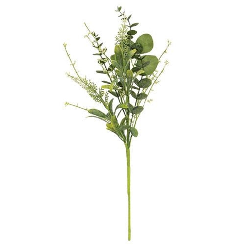 Baby's Breath & Lush Eucalyptus 19" Faux Floral Spray