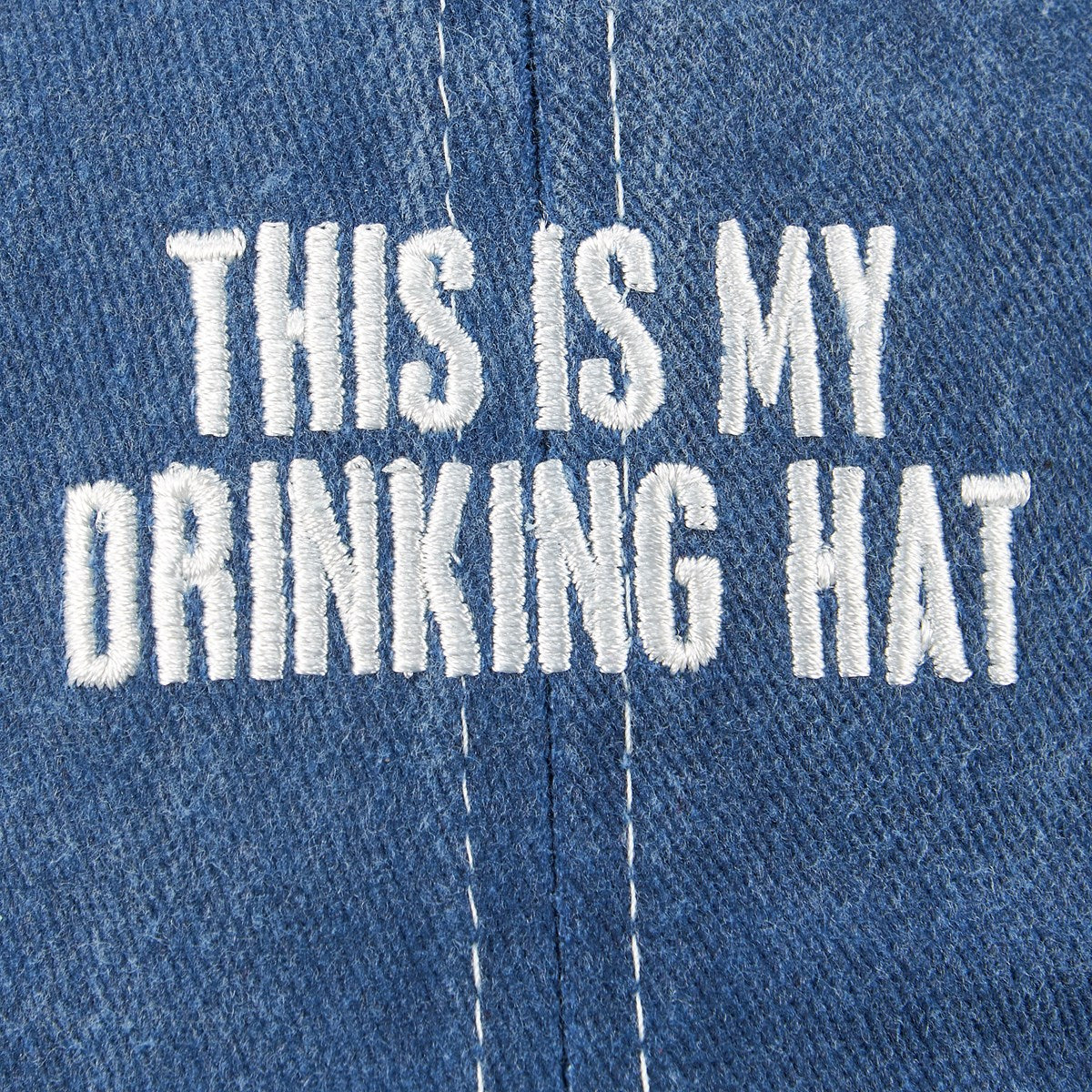 My Drinking Hat Distressed Blue Baseball Cap