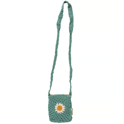 Daisy Crochet Crossbody Bag