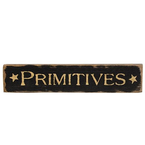 Primitives Distressed Barnwood Sign 18"