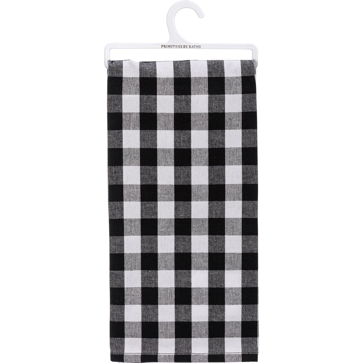 Surprise Me Sale 🤭 💙 We Believe Black and White Buffalo Check Kitchen Towel