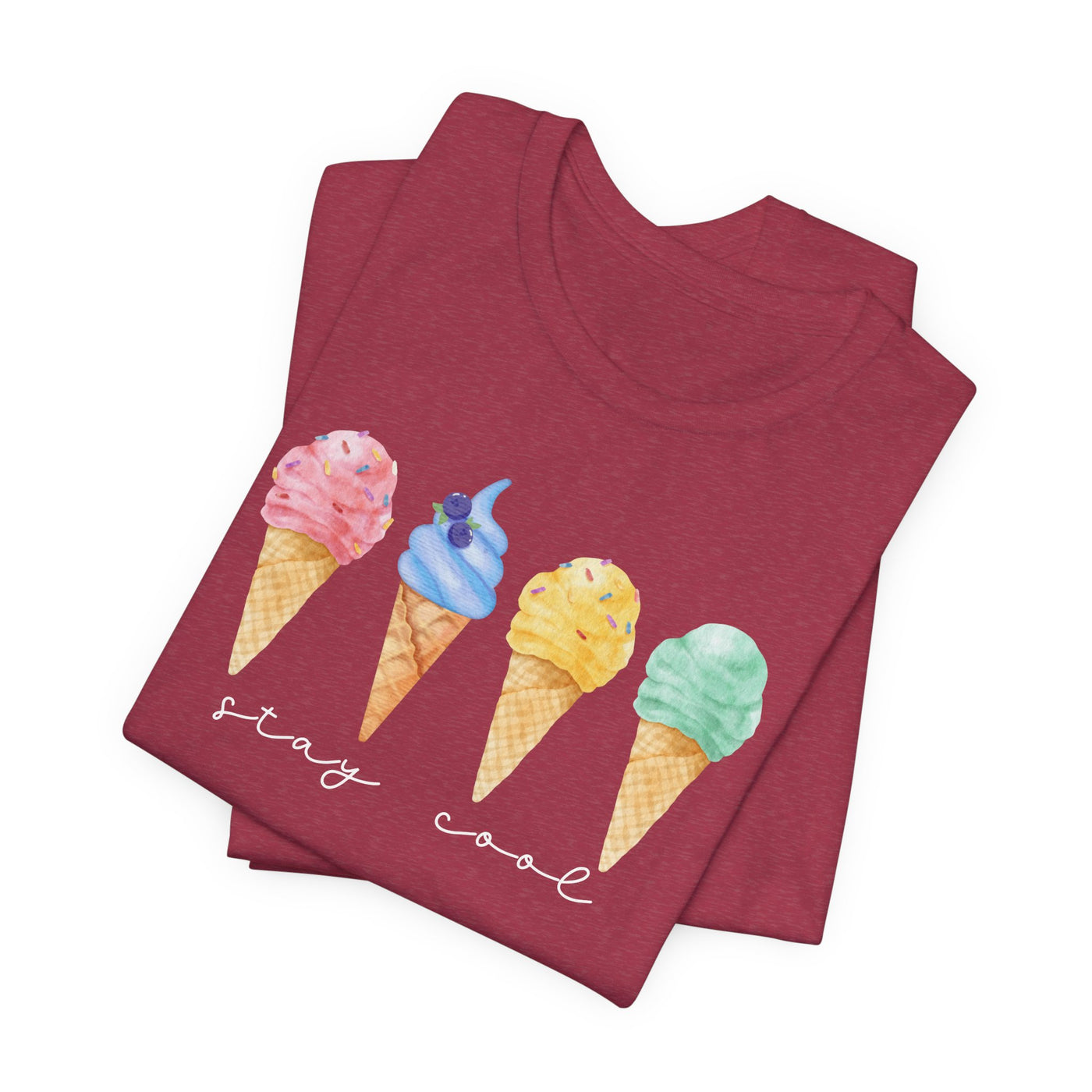 🔥 Ice Cream Stay Cool Cozy T-Shirt