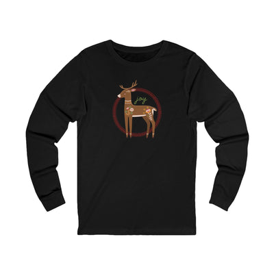 Joy Deer Long Sleeve Cozy Christmas Tee