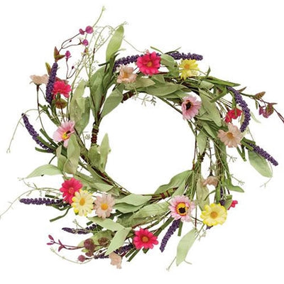 Cheery Mix Daisy 16" Faux Floral Ring
