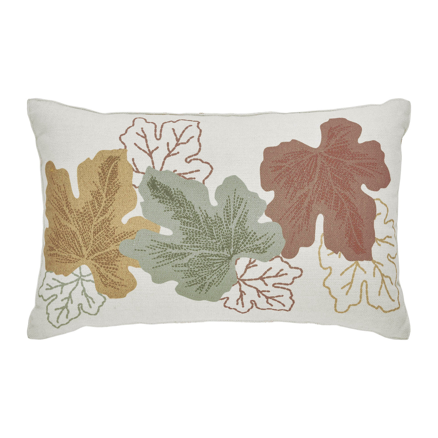 Bountifall Leaves 14" x 22" Accent Pillow