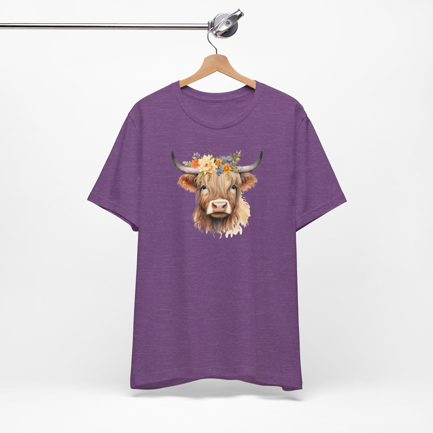 HAPPY BIRTHDAY🎂 🔥 Floral Highland Cow Cozy T-Shirt